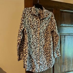 Chico’s No Iron Animal Print Blouse